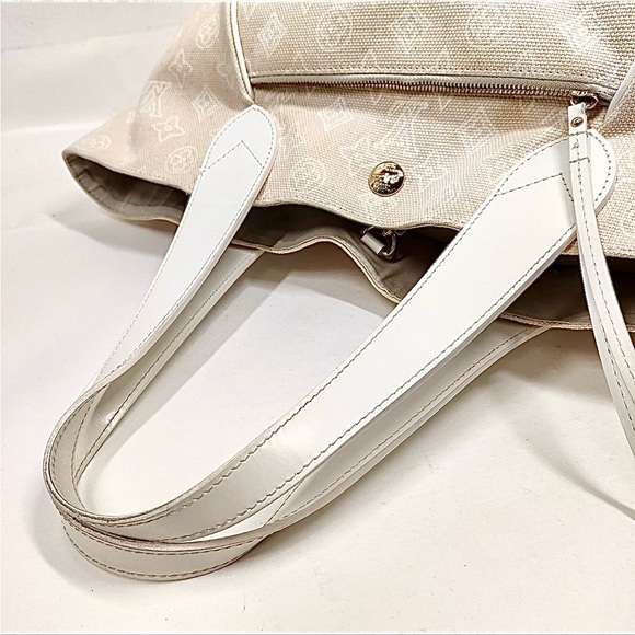 Louis Vuitton Cream and Tan Tote Set - Picture 4 of 8